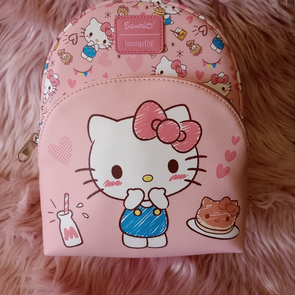 Loungefly Hello Kitty Tiny Chum & Treats Mini Backpack - Picture 2 of 6